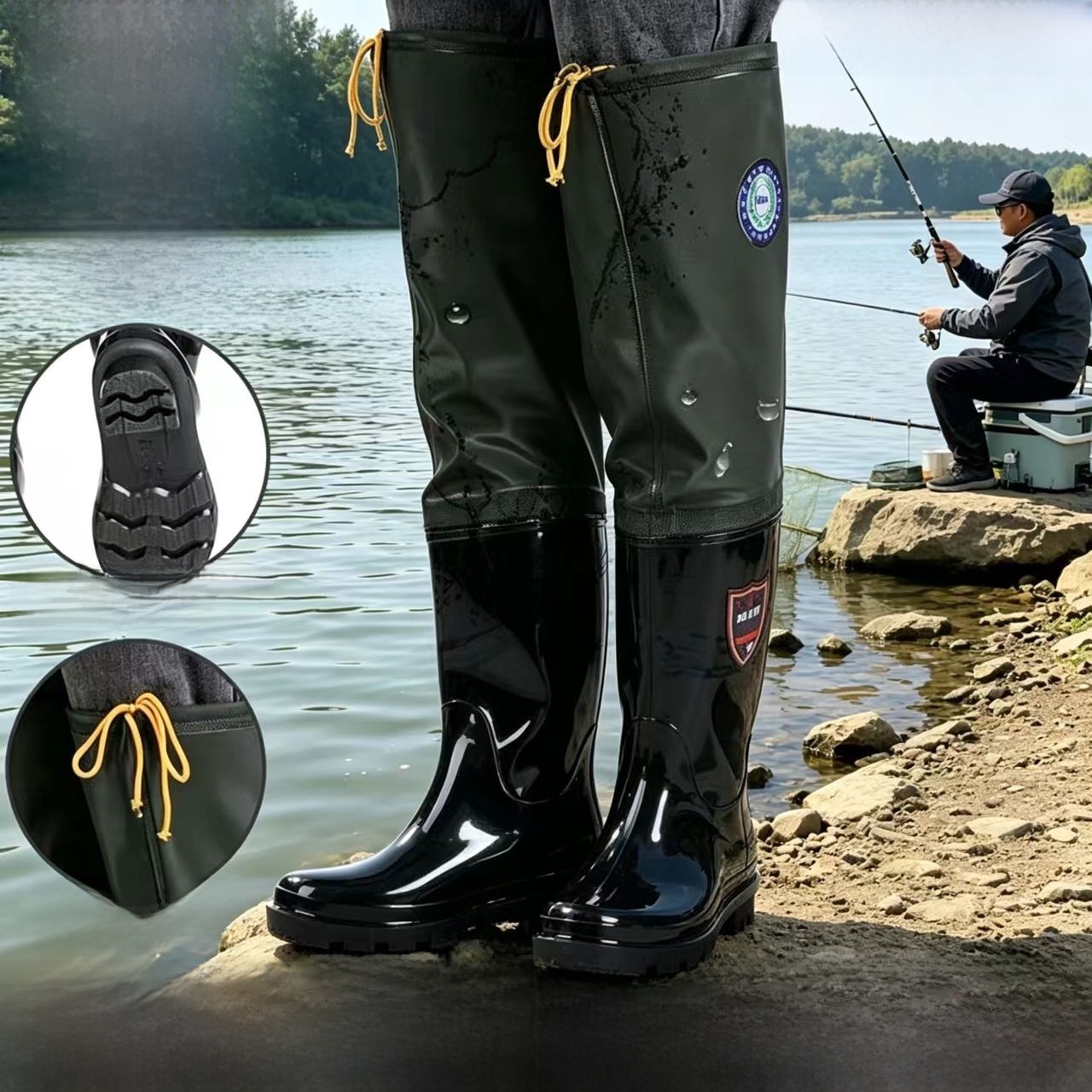 Fishing Boots - Botas de Lluvia Gruesas por Encima