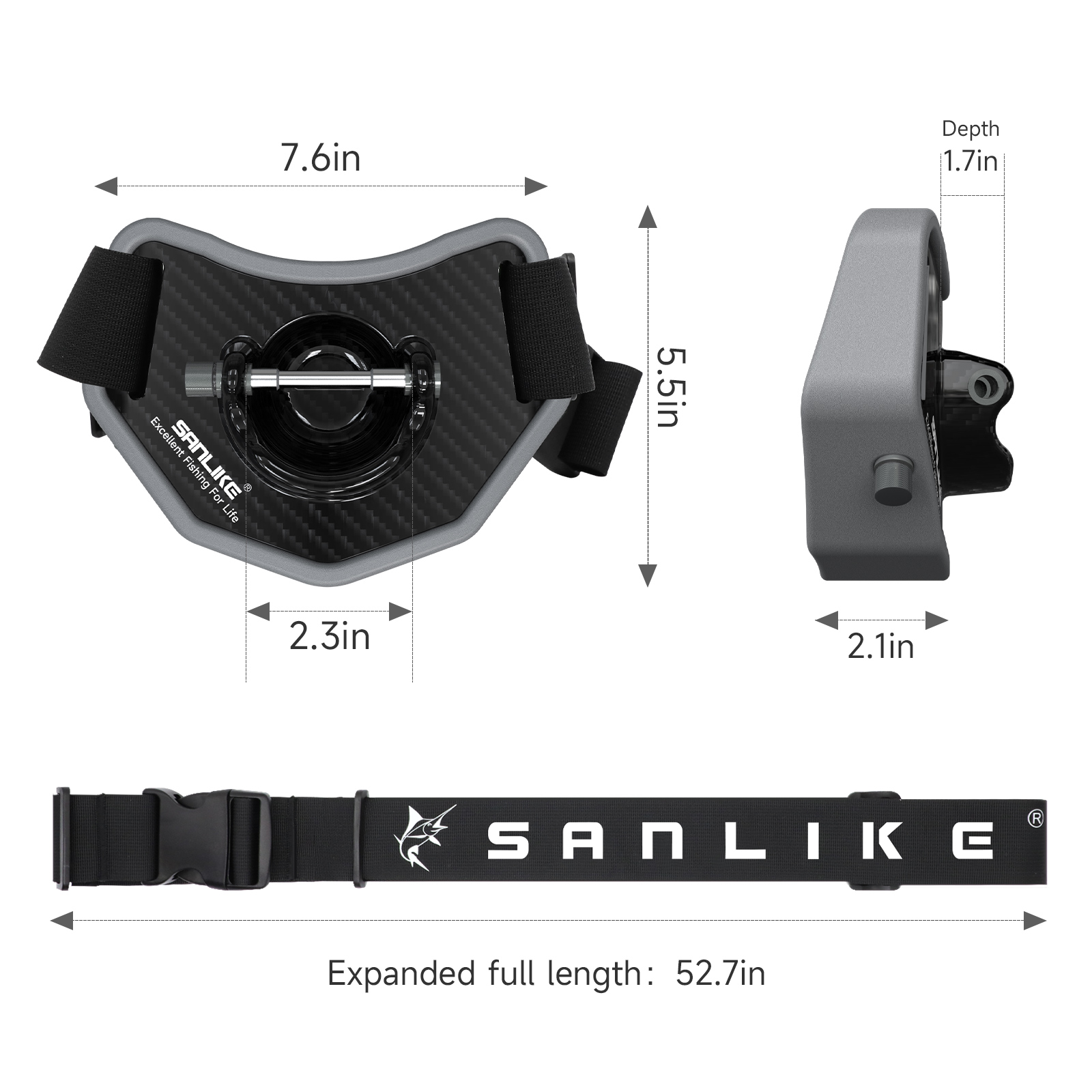 SANLIKE cinturón de lucha de p - Fishing Belt reseña y precio