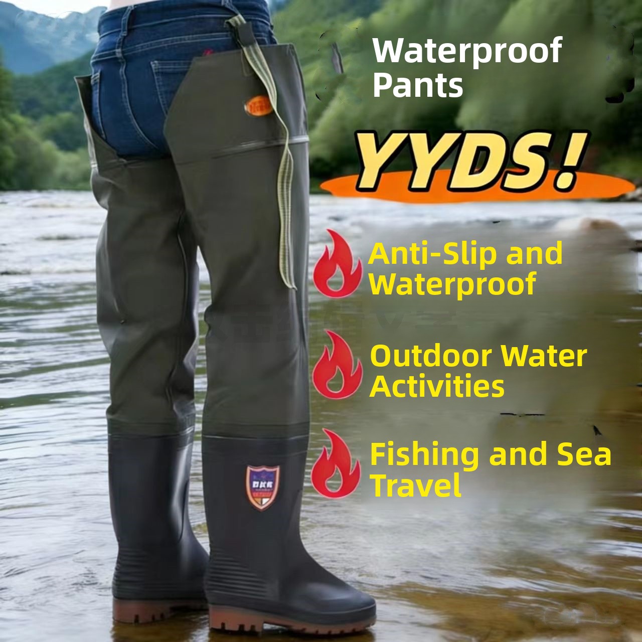 Botas de Lluvia Gruesas por En - Fishing Boots reseña y precio